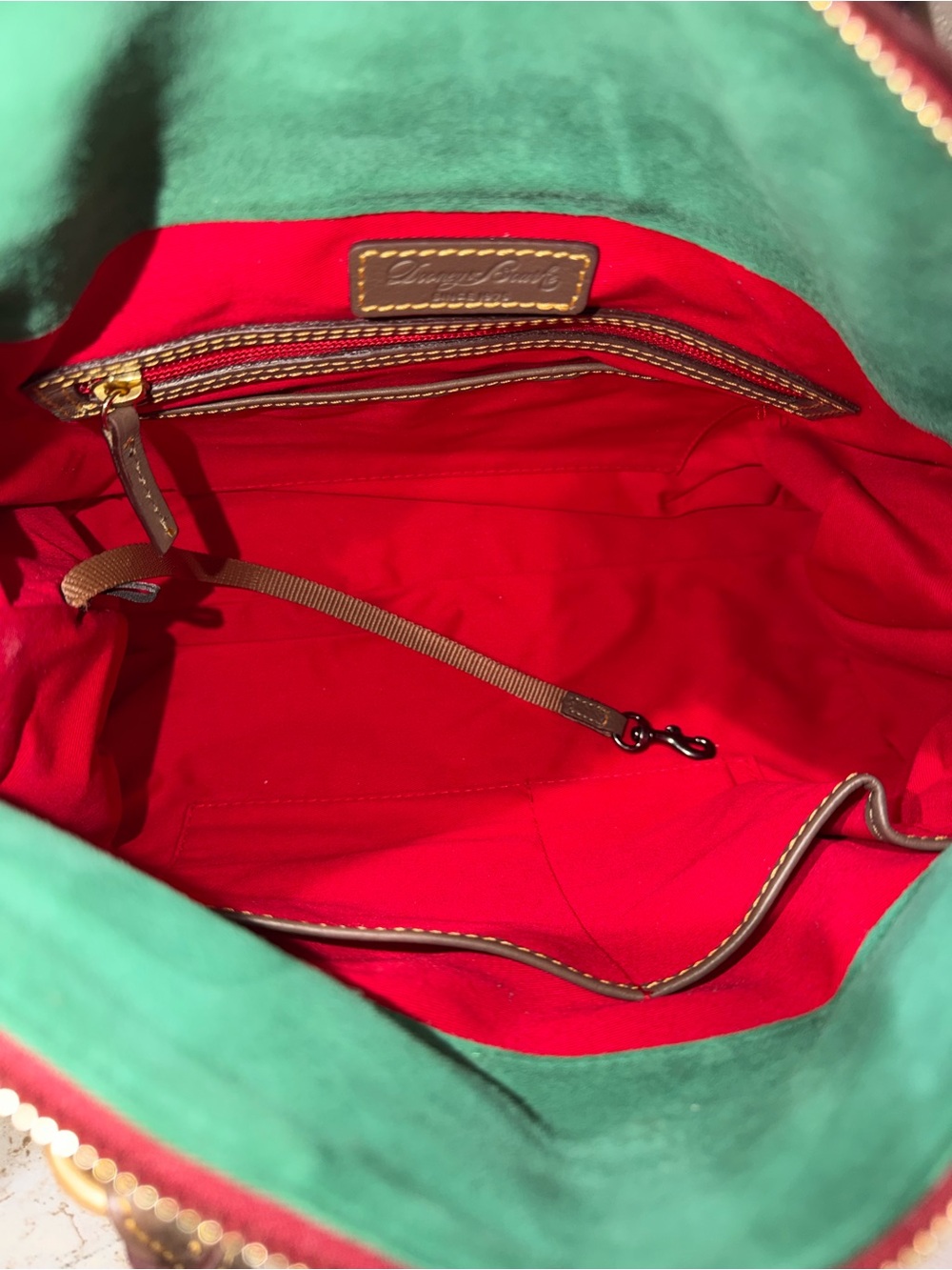 NWT Dooney & Bourke Leather Florentine Satchel - Picture 8 of 13